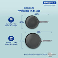 Tramontina India Velo Forged Dosa Tawa 28 cm in sand color, showcasing a durable non-stick surface for perfect dosas.