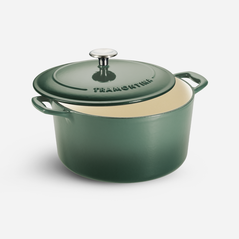 Bestow Enameled Cast Iron Round Dutch Oven - 3.3L (Cactus Green)