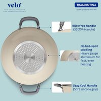 Velo Forged Kadai 24 cm (Sand)