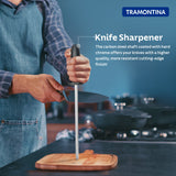 Plenus Grooved Sharpener 20 cm/ 8in - Black