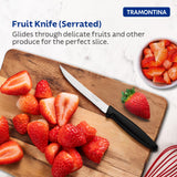 Plenus Steak & Fruit Knife 12 cm/ 5in - Black