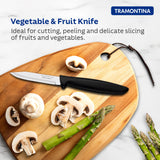 Plenus Vegetable and Fruit Knife 7 cm/ 3in - Black