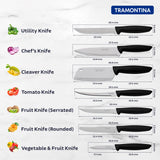 Plenus Vegetable and Fruit Knife 7 cm/ 3in - Black