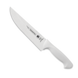 White 17 cm Tramontina India kitchen knife with a sharp blade, perfect for precise chopping and slicing tasks.