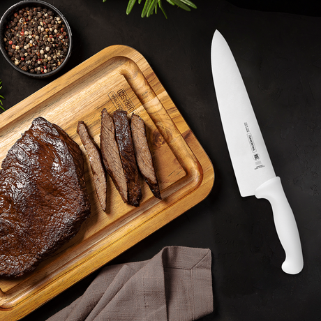 Professional Meat/ Chef Knife 25 cm/ 10in LH - White