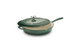 Bestow Enameled Cast Iron Covered Skillet - 30cm (Cactus Green)