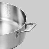 Aeion 20cm Stainless Steel Tri-Ply Curry Pot with SS Lid - 3.1L - Tramontina India