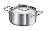 Fusao EX+ 20cm Ceramic Stainless Steel Tri-Ply Curry Pot with SS Lid - 3.1L - Tramontina India