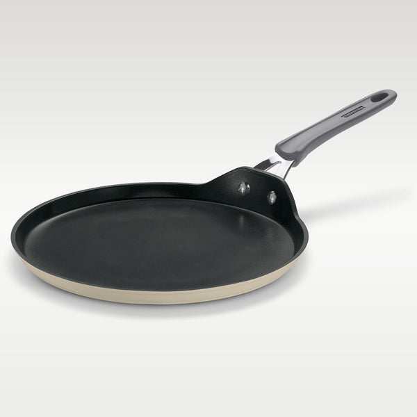 Tramontina India Velo Forged Dosa Tawa 30 cm in sand color, non-stick surface ideal for making crispy dosas and pancakes.
