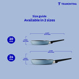 Aura Ceramic Reinforced Non-Stick Fry Pan – 20 cm (Blueberry)