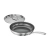 Fusao EX+ 24cm Ceramic Stainless Steel Tri-Ply Fry Pan with SS Lid