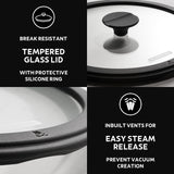 Titanex 24cm Pre-Seasoned Cast Iron Casserole with Heat Resistant Silicone Grip – 4.9L - Tramontina India