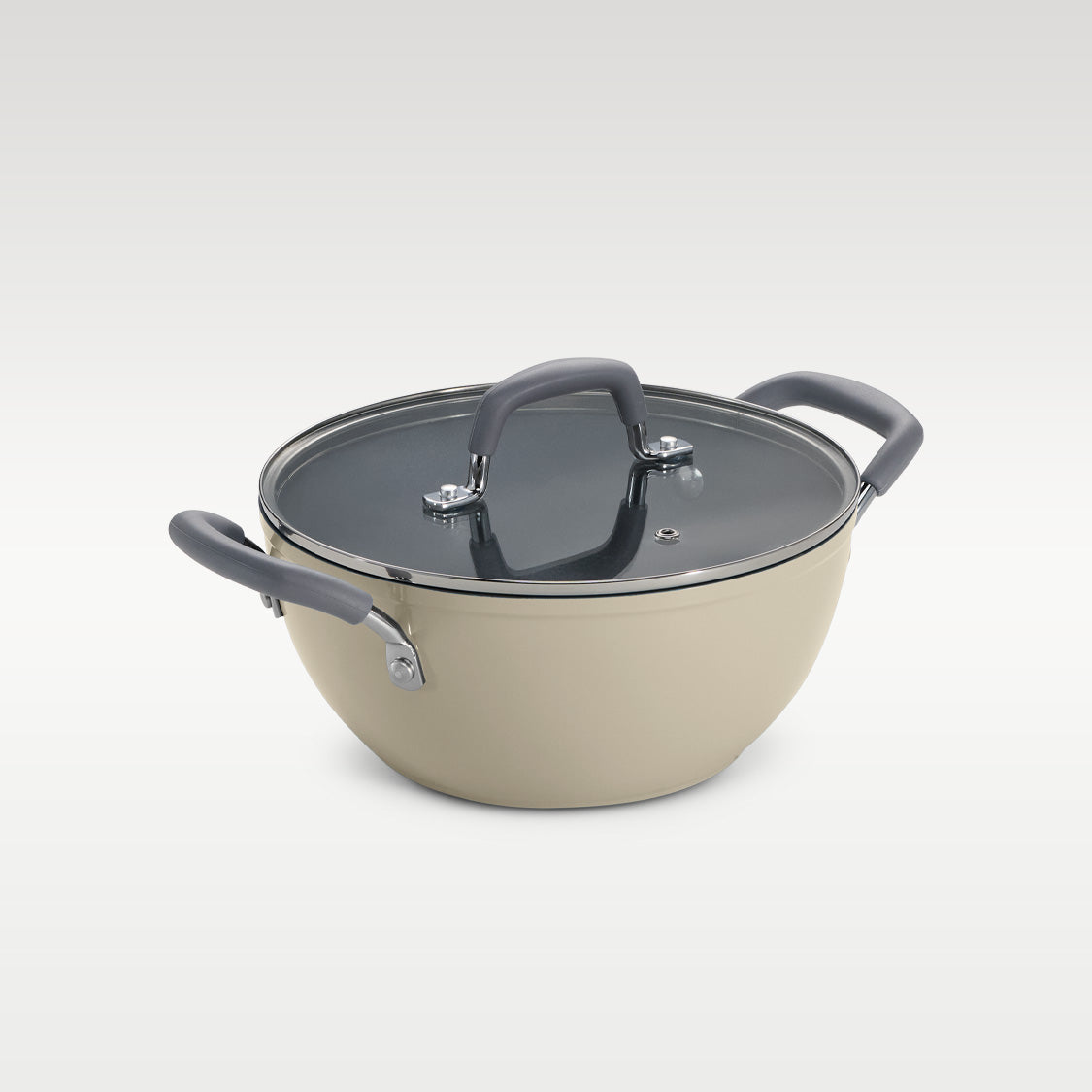 Velo Forged Deep Kadai 22 cm - Sand - Tramontina India