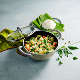 Velo Forged Deep Kadai 22 cm - Sand - Tramontina India