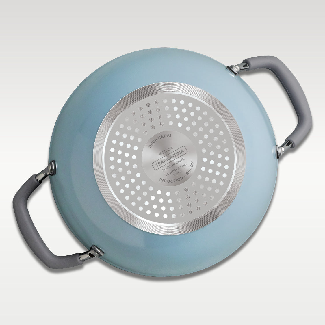 Velo Forged Deep Kadai 22 cm - Sea - Tramontina India