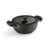 Titanex 24cm Pre-Seasoned Cast Iron Extra Deep Kadai with Heat Resistant Silicone Grip – 3.7L