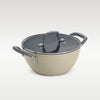 Velo Forged Deep Kadai 24 cm - Sand