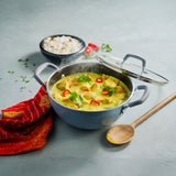 Velo Forged Deep Kadai 24 cm - Sea - Tramontina India