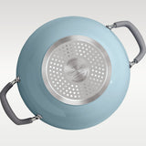 Velo Forged Deep Kadai 24 cm - Sea - Tramontina India