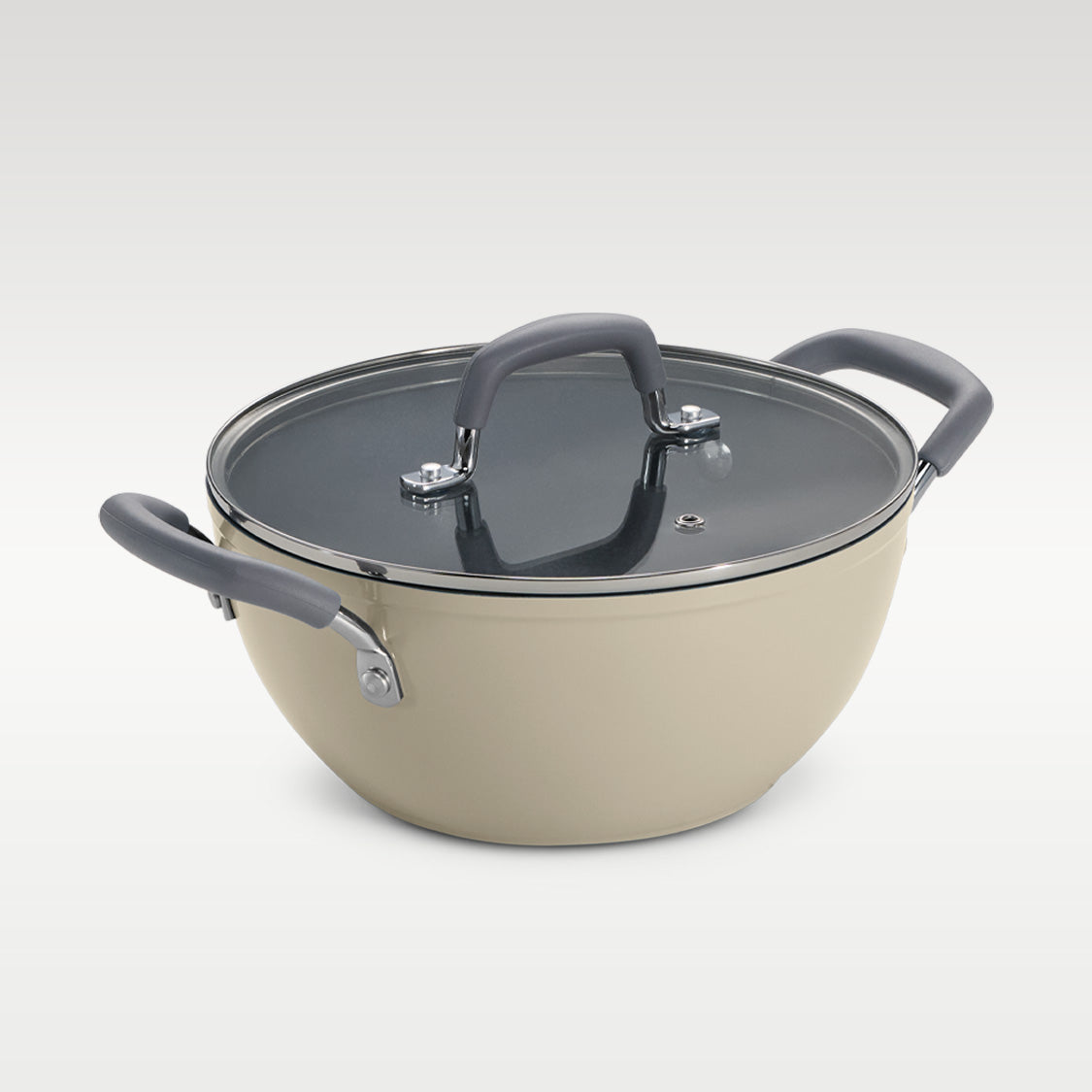 Velo Forged Deep Kadai 28 cm - Sand - Tramontina India