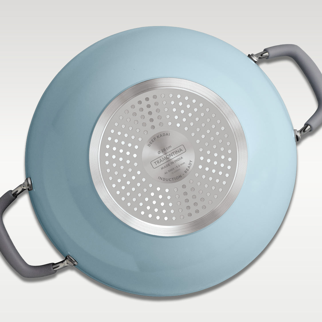 Velo Forged Deep Kadai 28 cm - Sea - Tramontina India