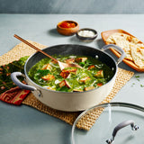 Velo Forged Deep Kadai 32 cm - Sand - Tramontina India