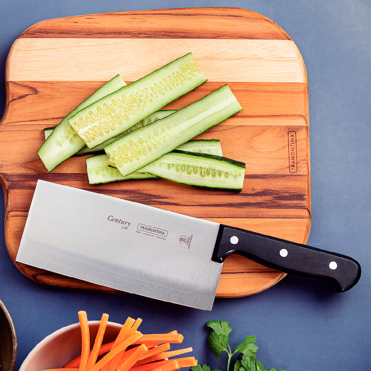 Century Stainless Steel Cleaver Knife 7" - Tramontina India