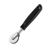 Utilitá Cut-and-Close Reel in Chrome-Plated Zamak and Nylon with Black Polypropylene Handle
