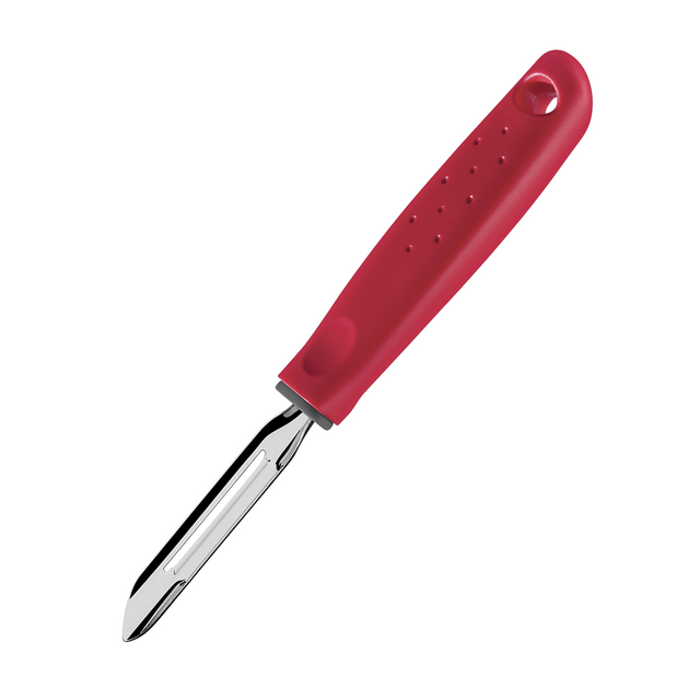 Utilitá Stainless Steel Manual Potato Peeler with Red Polypropylene Handle - Tramontina India