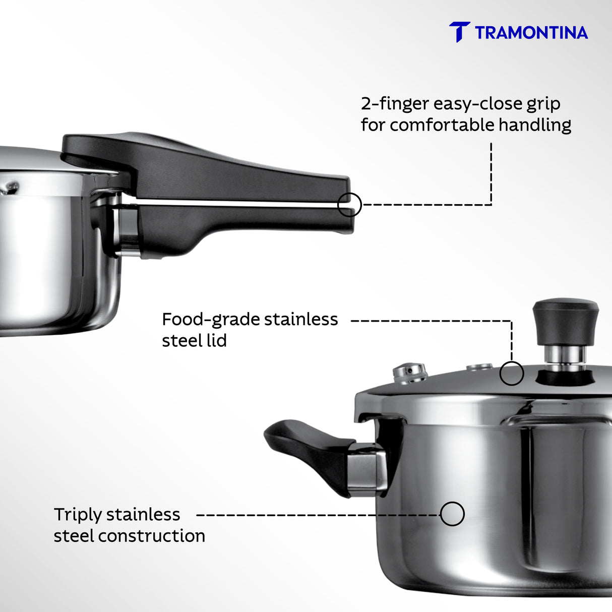 Aero Triply Pressure Pan 3.5 Litre - Tramontina India