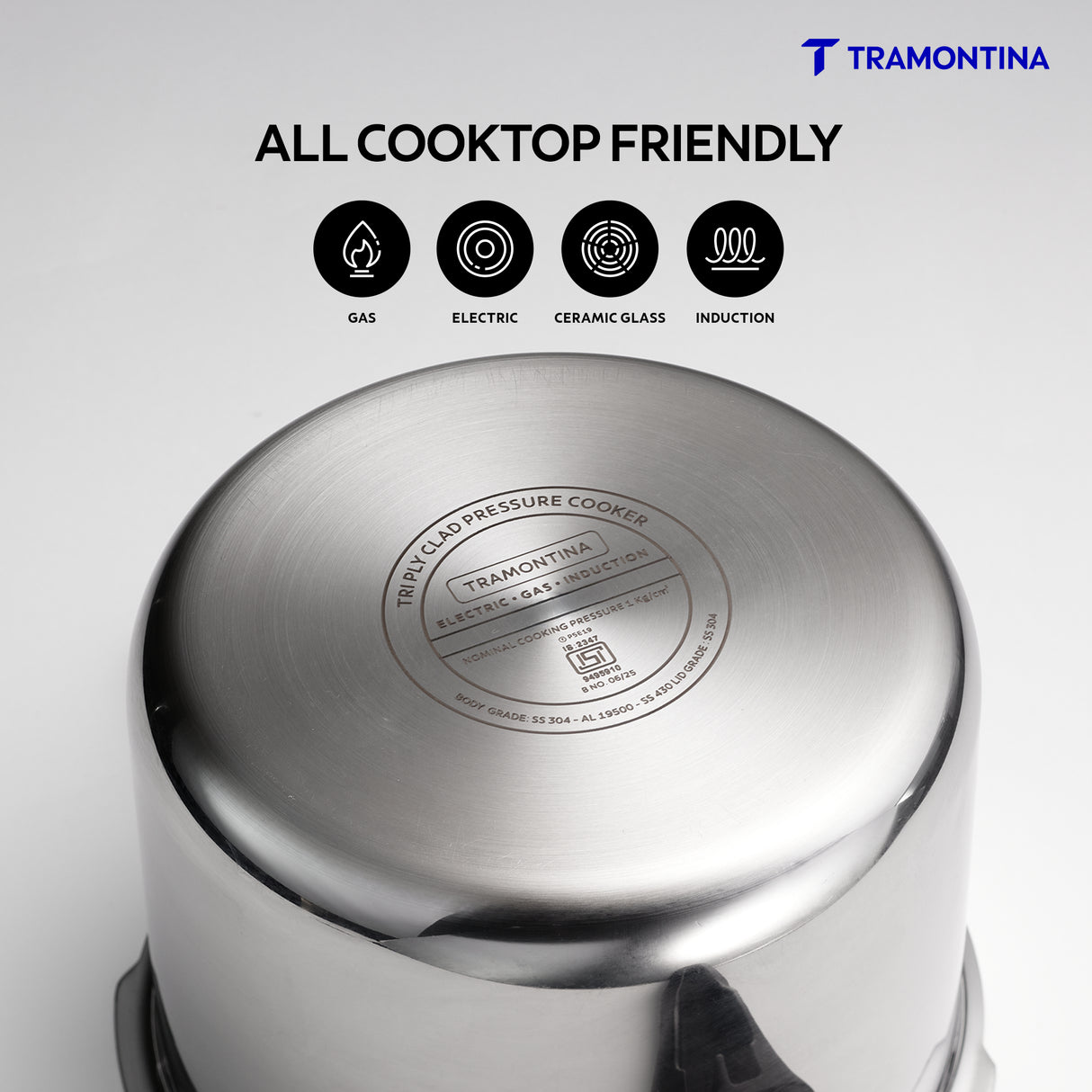 Aero Triply Pressure Pan 3.5 Litre - Tramontina India