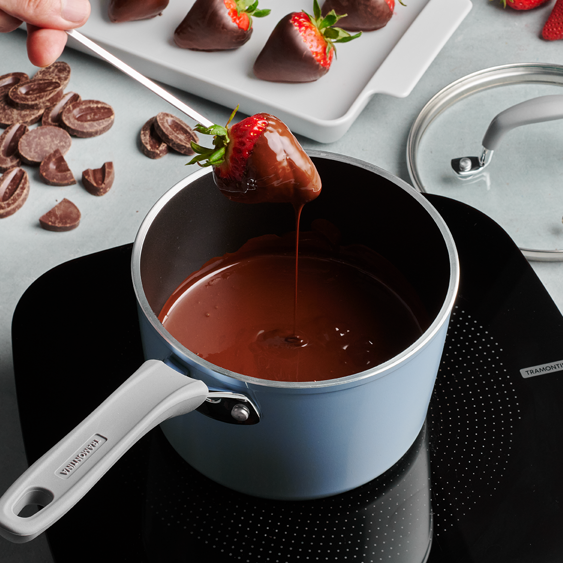 Velo Forged Sauce Pan 16 cm - Sea - Tramontina India