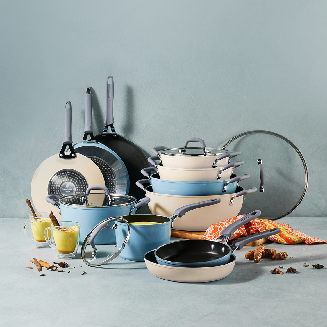 Velo Forged Sauce Pan 16 cm - Sea - Tramontina India