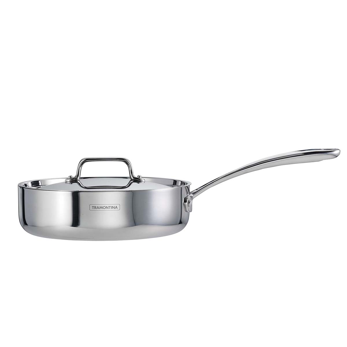 Fusao EX+ 24cm Triply Ceramic Deep Sauté Pan with SS Lid - Tramontina India
