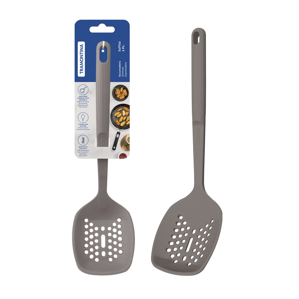 Softta Silicone Skimmer - Grey - Tramontina India