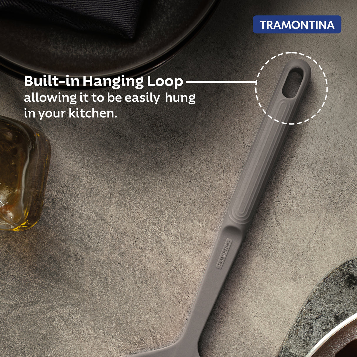 Softta Silicone Skimmer - Grey - Tramontina India