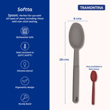 Softta Silicone Spoon - Grey - Tramontina India