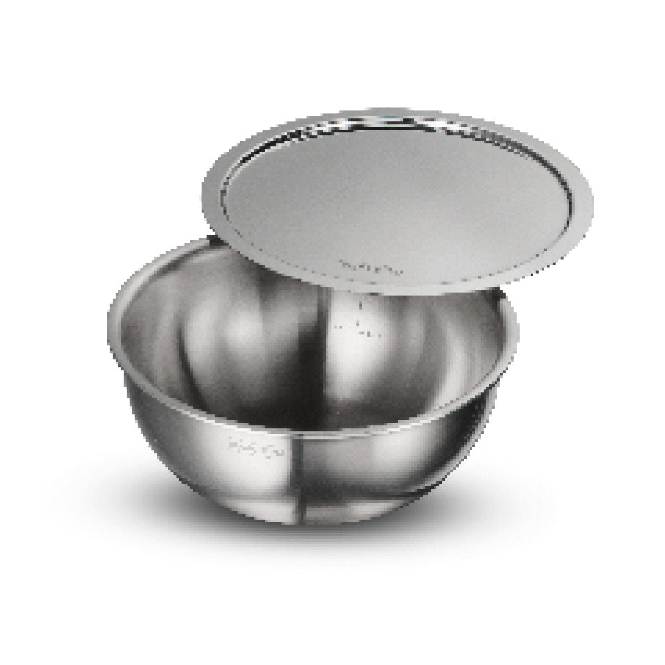 Aeion 22cm Stainless Steel Tri-Ply Extra Deep Tasla with SS Lid - 3.0L - Tramontina India