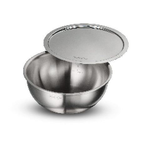 Aeion 22cm Stainless Steel Tri-Ply Extra Deep Tasla with SS Lid - 3.0L - Tramontina India