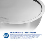 Aeion 26cm Stainless Steel Tri-Ply Extra Deep Tasla with SS Lid - 4.7L - Tramontina India