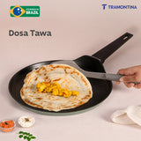 Aura Ceramic Reinforced Non-Stick Dosa Tawa – 30 cm (Sea Green)