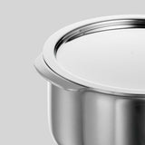 Aeion 24cm Stainless Steel Tri-Ply Tope with SS Lid - 5.3L - Tramontina India