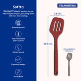 Softta Silicone Slotted Turner - Red - Tramontina India