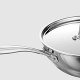 Aeion 26cm Stainless Steel Tri-Ply Chinese Wok with SS Lid - 3.7L - Tramontina India